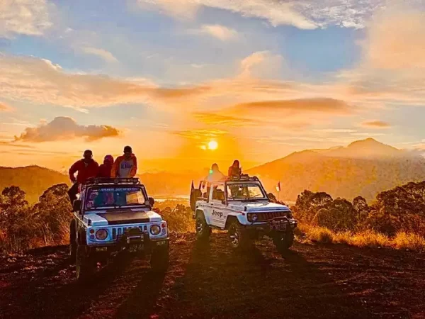 Sunrise Black Lava & Black Sand Private Mount Batur Jeep Tour